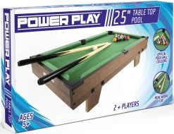 25 INCH POOL TABLE GAME