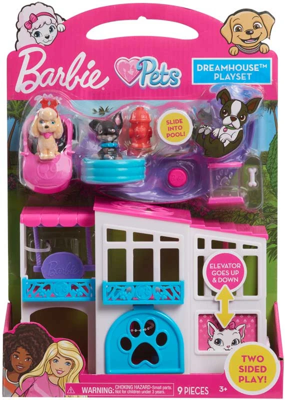BARBIE PET DREAMHOUSE PLAYSET 3 BARBIE PET DREAMHOUSE PLAYSET
