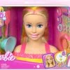 BARBIE TOTALLY HAIR DELUXE STYLING HEAD BLONDE -Toyland barbie totally hair deluxe styling head blonde wholesale 99069