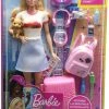 BARBIE TRAVEL DOLL -Toyland barbie travel doll wholesale 99165