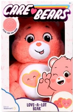 CARE BEARS 14 INCH MEDIUM PLUSH - LOVE-A-LOT BEAR