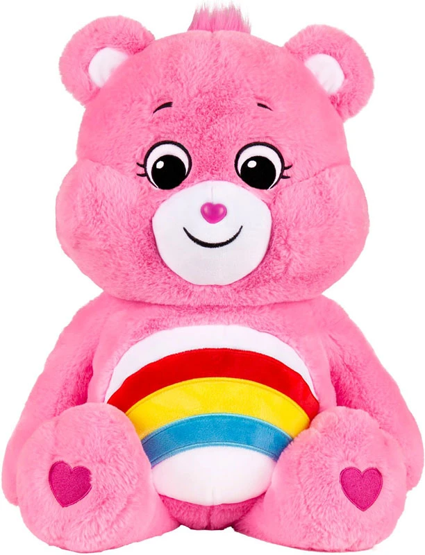 CARE BEARS 24 INCH JUMBO PLUSH - CHEER BEAR 3 CARE BEARS 24 INCH JUMBO PLUSH - CHEER BEAR