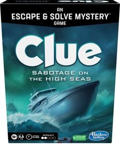 CLUE ESCAPE SABOTAGE ON THE HUGH SEAS