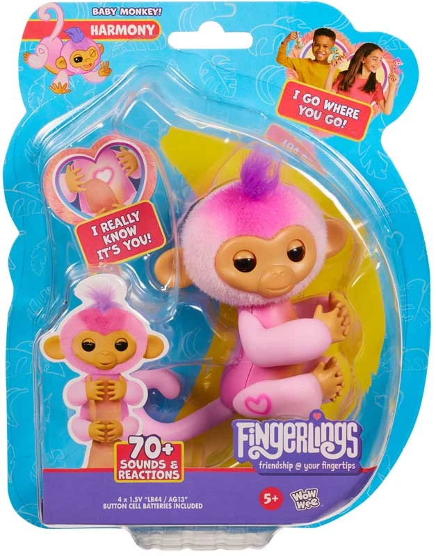 FINGERLINGS MONKEY ASSORTED 3 FINGERLINGS MONKEY ASSORTED