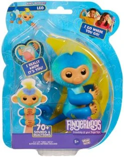 FINGERLINGS MONKEY BLUE - LEO