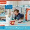 FISHER-PRICE 3-IN-1 CRAWL AND PLAY ACTIVITY GYM -Toyland fisher price 3 in 1 crawl and play activity gym wholesale 80817