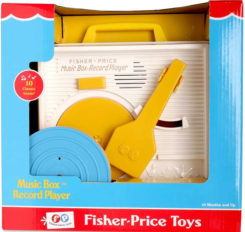 FISHER PRICE CLASSIC RECORD PLAYER 3 FISHER PRICE CLASSIC RECORD PLAYER