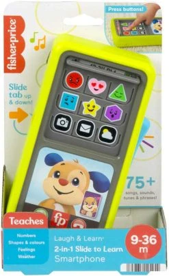 FISHER PRICE PRESS AND SLIDE SMART PHONE