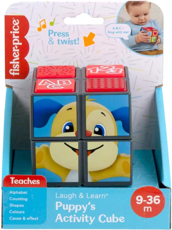 FISHER PRICE PUPPYS ACTIVITY CUBE 3 FISHER PRICE PUPPYS ACTIVITY CUBE