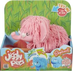 JIGGLY PETS ELEPHANT - PINK