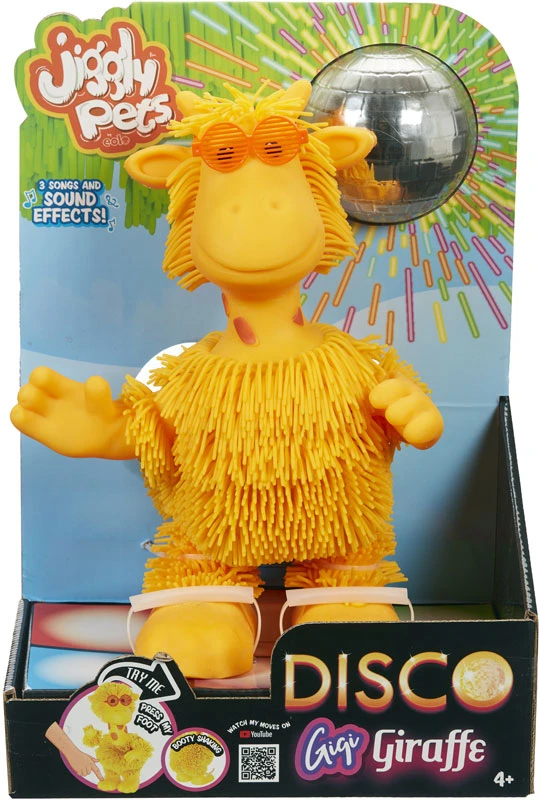 JIGGLY PETS GIGI DISCO GIRAFFE 3 JIGGLY PETS GIGI DISCO GIRAFFE