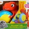 JURASSIC WORLD PIC N PUSH T REX -Toyland jurassic world pic n push t rex wholesale 71265