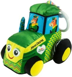 LAMAZE CLIP AND GO JOHN DEERE TRACTOR