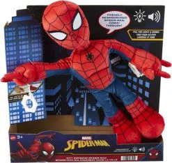 MARVEL CITY SWINGING SPIDER-MAN PLUSH