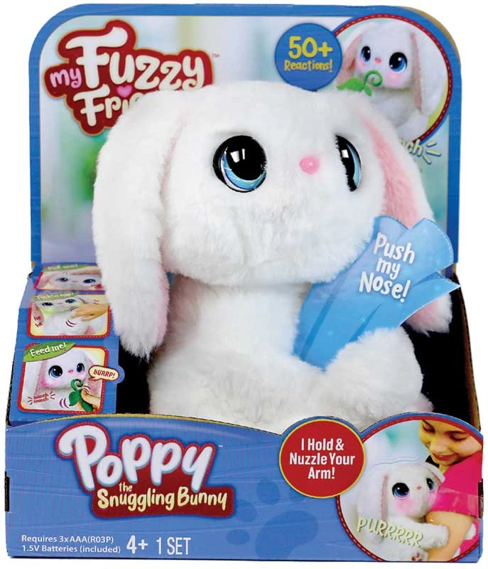 MY FUZZY FRIENDS - POPPY THE SNUGGLING BUNNY 3 MY FUZZY FRIENDS - POPPY THE SNUGGLING BUNNY