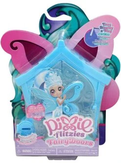 PIXIE FLITZIES - FAIRY DOORS - HOUSE WITH DOLL - ASSORTED