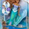 THE LITTLE MERMAID - TRANSFORMING ARIEL -Toyland scallop transforming feature mermaid doll wholesale 96605