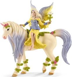 SCHLEICH FAIRY SERA WITH BLOSSOM UNICORN