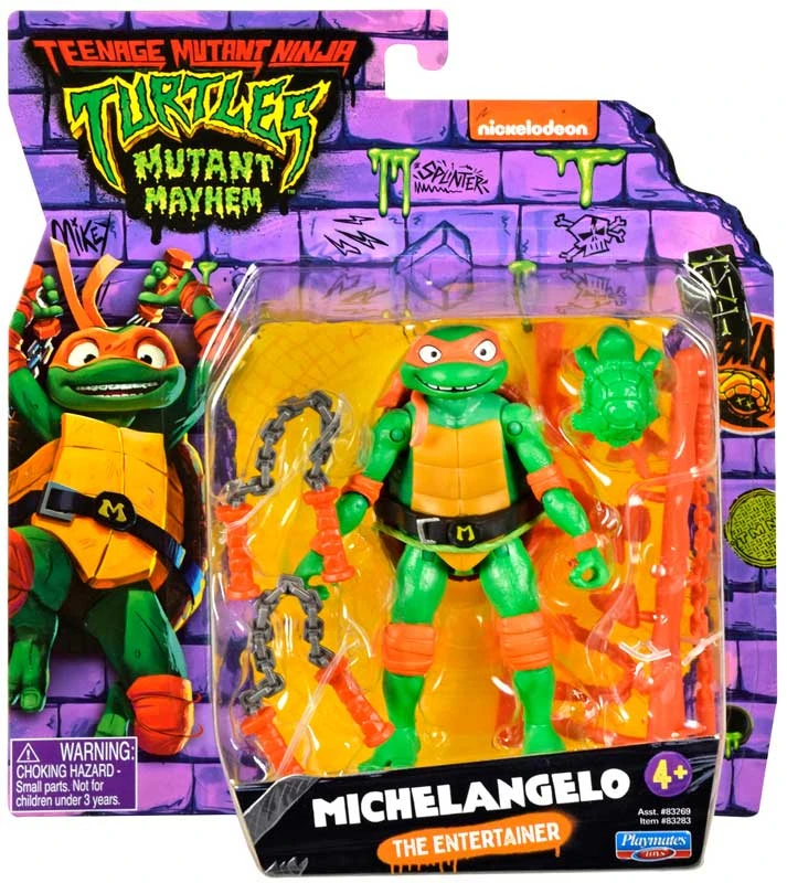 TMNT MOVIE BASIC FIGURE - MICHELANGELO 3 TMNT MOVIE BASIC FIGURE - MICHELANGELO