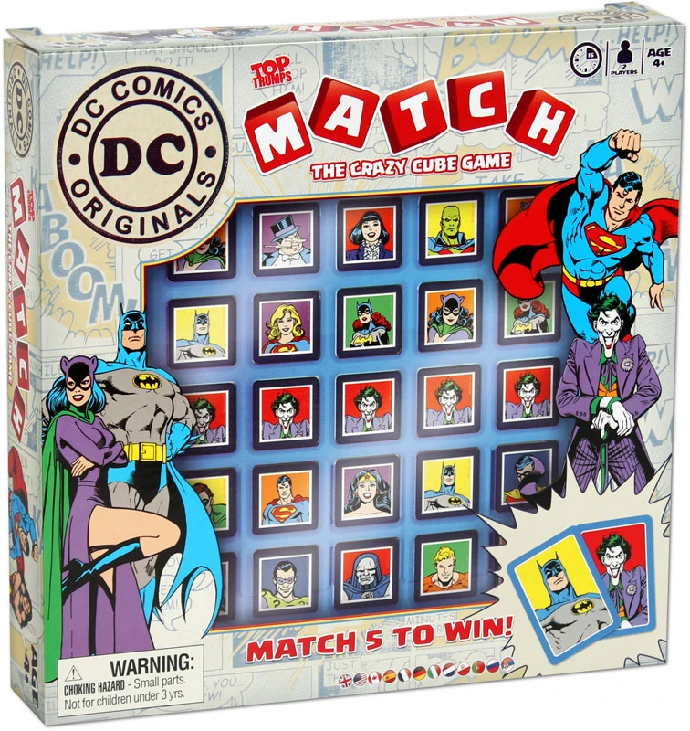 TOP TRUMPS MATCH DC COMICS 3 TOP TRUMPS MATCH DC COMICS